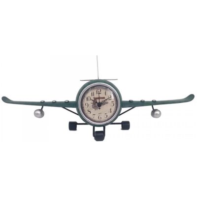 RELOJ MESA AVION RETRO