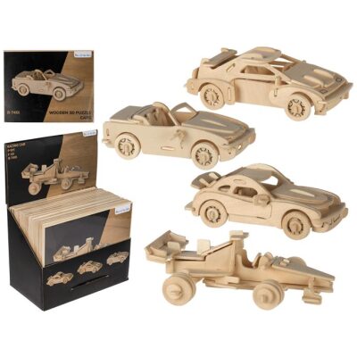 PUZZLE 3D MADERA 15 CM. COCHES SURTIDOS (1 UNID)