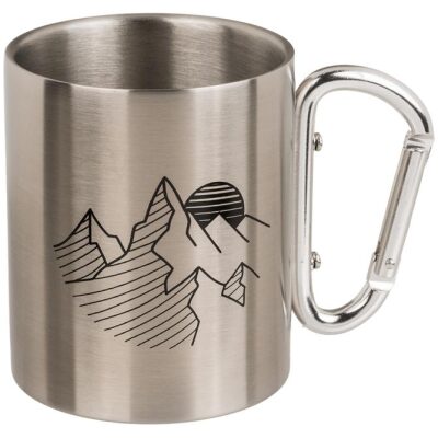 TAZA ACERO CON MOSQUETON ESTAMPADA - Imagen 2