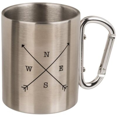 TAZA ACERO CON MOSQUETON ESTAMPADA - Imagen 3