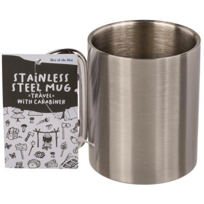 TAZA ACERO CON MOSQUETON ESTAMPADA - Imagen 4