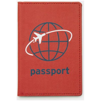 FUNDA PASAPORTE ROJO