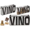 GUARDA TAPONES PARED REJILLA VINO - Imagen 2