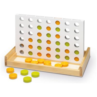 JUEGO 4 4N RAYA MADERA