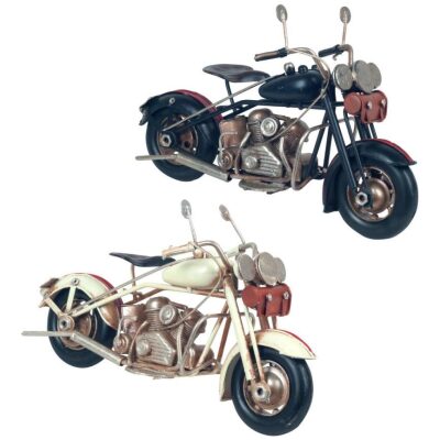 METAL MOTO RETRO 18 CM. 2 MODELOS