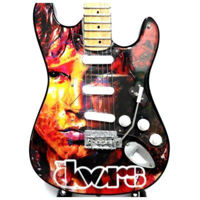 MINIATURA MUSICAL GUITARRA 24 CM.THE DOORS