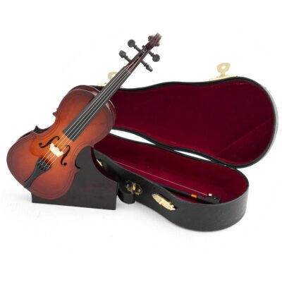 MINIATURA MUSICAL VIOLONCHELO 19 CM.