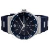 RELOJ NECKMARINE CAUCHO AZUL CORREA APLIQUES ACERO - Imagen 2