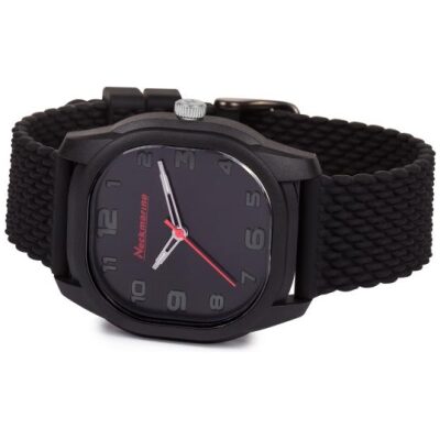 RELOJ NECKMARINE CAUCHO NEGRO CORREA LABRA - Imagen 2