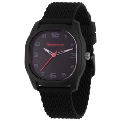 RELOJ NECKMARINE CAUCHO NEGRO CORREA LABRA - Imagen 3