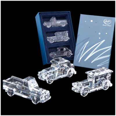 SET 3 COCHES VINTAGE ACRILICOS