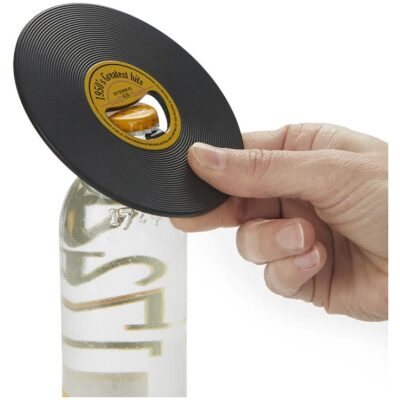 ABRECHAPAS DISCO VINILO EN METAL - Imagen 2