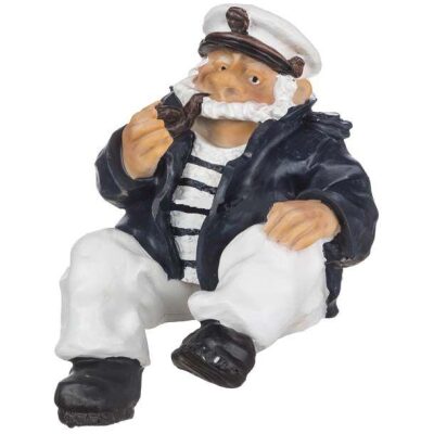 CAPITAN SENTADO CON PIPA 18 CM.