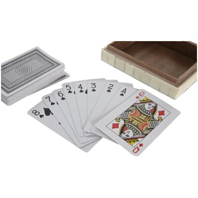 CARTAS POCKER CAJA RESINA BLANCA O NEGRA - Imagen 3