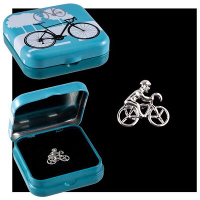 PIN CICLISTA+CAJA DECORADA