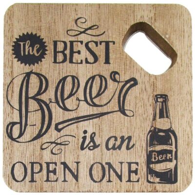 ABRECHAPAS POSAVASOS BEER OPEN ONE