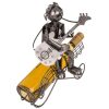 BOTELLERO METAL GUITARRISTA SOBRE PENTAGRAMA