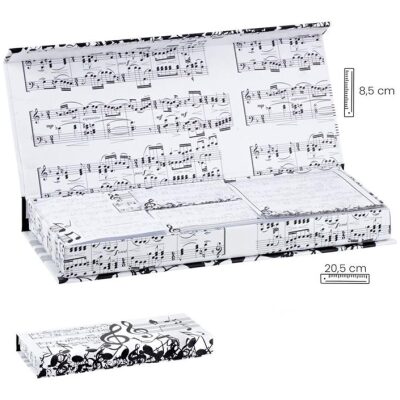 CAJA POST-IT SURTIDOS MOTIVO MUSICAL