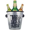 CHAPA PARED CUBO CERVEZA 55X36 CM