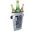 CHAPA PARED CUBO CERVEZA 55X36 CM