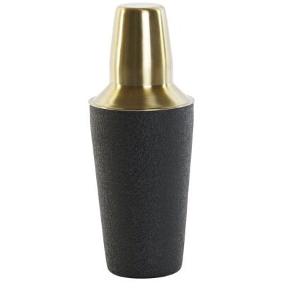 COCKTELERA INOX  NEGRO INT DORADA