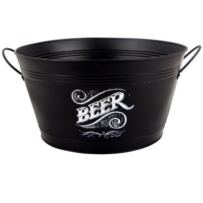 CUBO PARA CERVEZA NEGRO BEER 2 ASAS