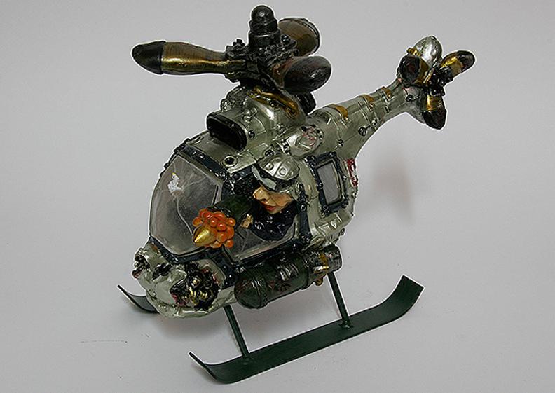 HUCHA RESINA HELICOPTERO GUERRA
