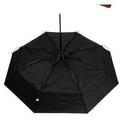 PARAGUAS PLEGABLE NEGRO PUÑO MADERA