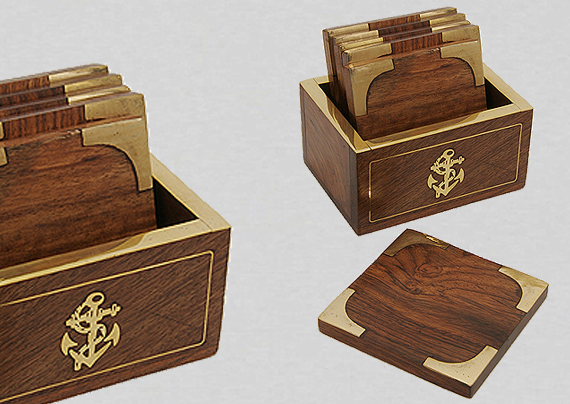 POSAVASOS NAUTICO MOD  LISO