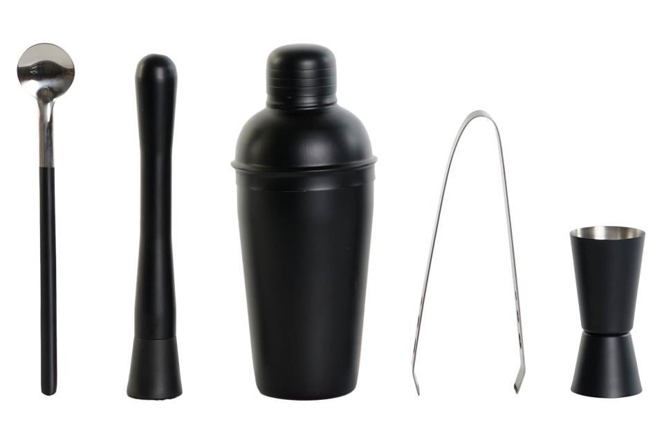 PREPARDOR DE COCKTELES INOX  NEGRO