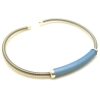 PULSERA ACERO QUIRURGICO RIGIDA CAUCHO-PLATA COL