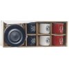 SET 6 TAZAS PLATOS MOT  NAUTICO COL  SURTIDOS