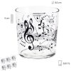 SET 6 VASOS 360 ML  MOTIVO MUSICAL