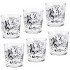 SET 6 VASOS 360 ML  MOTIVO MUSICAL