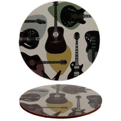 TAZA POSAVASOS GUITARRAS