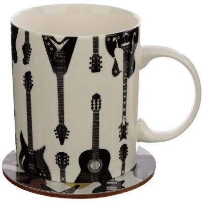 TAZA POSAVASOS GUITARRAS