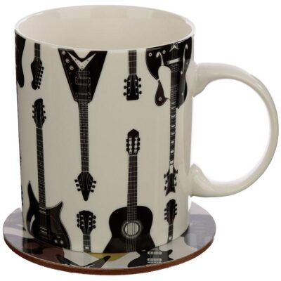 TAZA POSAVASOS GUITARRAS