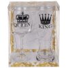 VASOS PAREJA KING&QUEEN