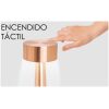 LAMPARA LED DISEÑO TACTIL 3 TONOS LUZ MOD  ACERO