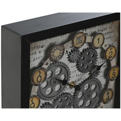 RELOJ PARED 40X27 METAL CON MOVIMIENTO 2 MOD