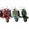 METAL MOTO VESPA DOBLE SILLIN COL SURTIDOS