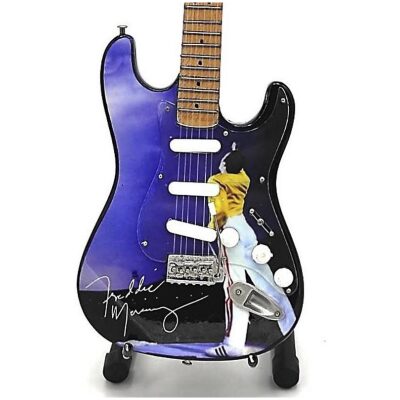 MINIATURA MUSICAL GUITARRA 24 CM  QUEEN