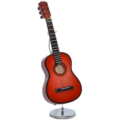 MINIATURA MUSICAL GUITARRA ESPAÑOLA  15 CM  CEREZO