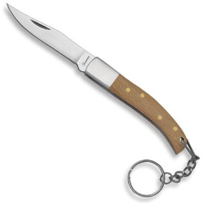 NAVAJA 6 C  ALBAINOX  MANGO MADERA CON LLAVERO