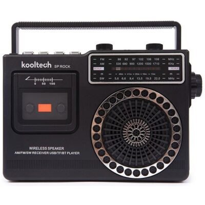 RADIO ALTAVOZ DISEÑO CASSETTE KOOLTECH SP ROCK