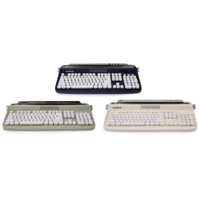 TECLADO RETRO BLUETOOTH COL  SURTIDOS