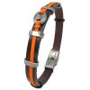 PULSERA I PIEL HILO ESLABON COL  SURTIDOS