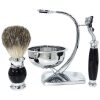SET AFEITADO CON CUENCO NEGRO