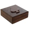 CARTAS DADO CAJA MADERA SIMBOLO POCKER