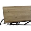 CONSOLA METAL ABETO BICICLETA NEGRA 128X40X82 CM
